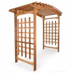 Outdoor Living Today 8' Cedar Walk-Through Garden Arbor