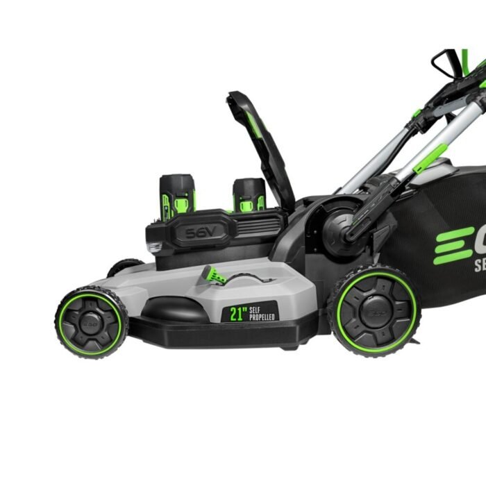 EGO Power+ LM2142SP 21" Poly Deck Dual-port SP Lawn Mower Kit (550W Charger, 2*5.0Ah) - Image 2