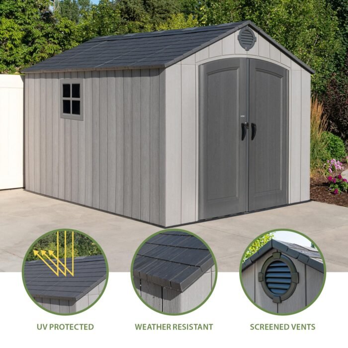 Lifetime 8 Ft. X 12.5 Ft. Outdoor Storage Shed - 60305 - Image 2