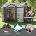 Lifetime 10 Ft. X 8 Ft. Outdoor Storage Shed - 60001 - Image 3