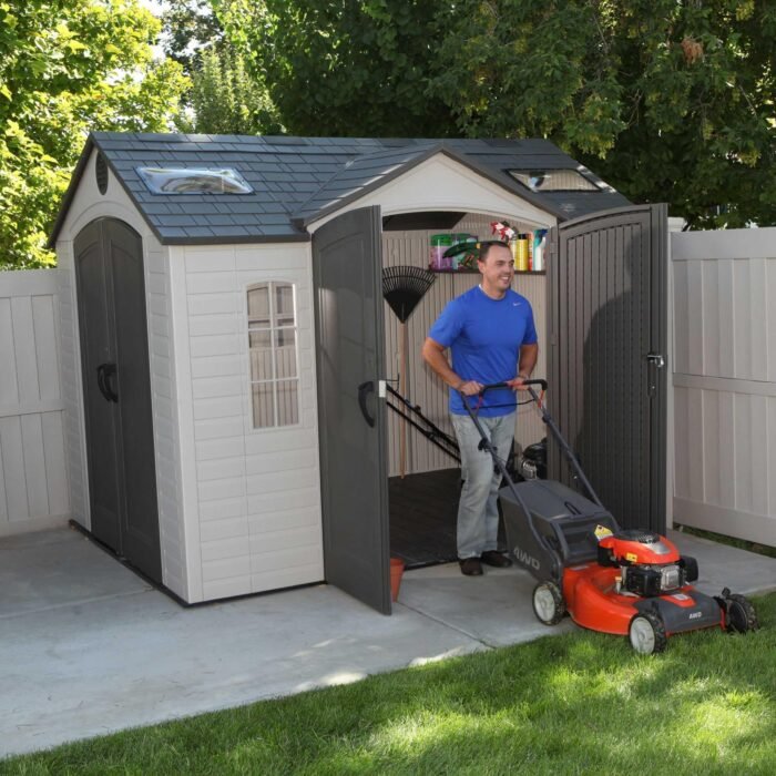Lifetime 10 Ft. X 8 Ft. Outdoor Storage Shed - 60001 - Image 2