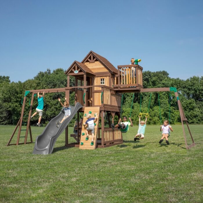 Backyard Discovery Skyfort II with Wave Slide - Image 2