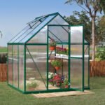 Palram - Canopia Nature Greenhouses - 6' Widths - Silver - 6'x4'