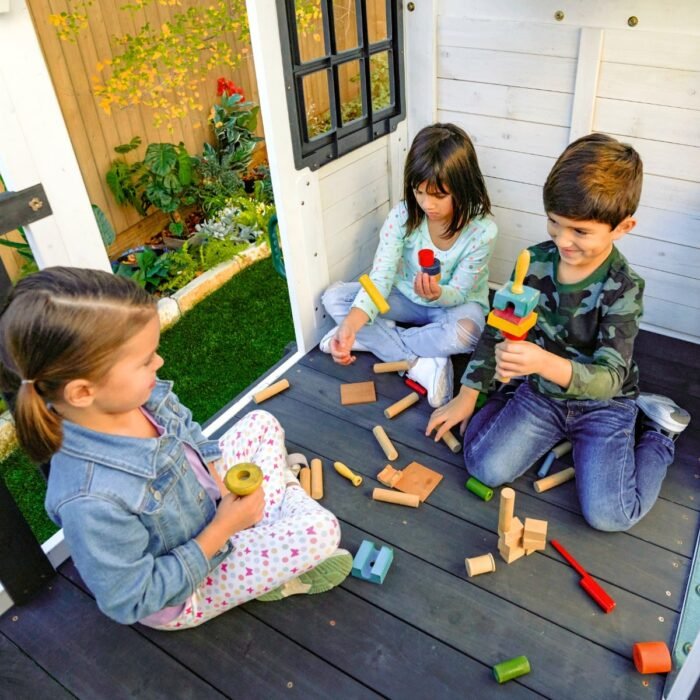 KidKraft Wrangler Way Swing Set - Wooden Outdoor Playset - Image 3