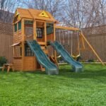 KidKraft Overland Heights Heavy-Duty Wooden Swing Set - Image 3