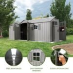 Lifetime 20' x 8' Vinyl Outdoor Shed - 60351 - Image 2
